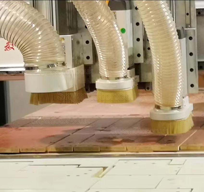 65mm/80mm/100mm/120mm CNC Spindle Dust Hood Suction Hood Dust Collector